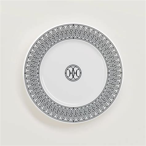 hermes h deco plate